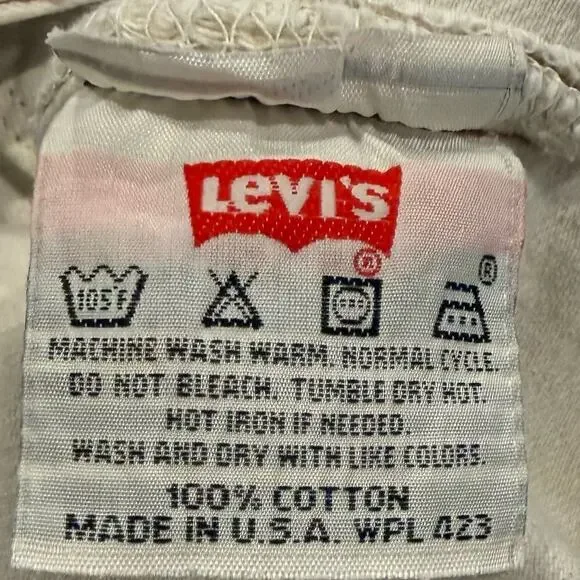 Vintage Levi's 501 Button Fly Jeans Size 33x32 - Picture 6 of 6